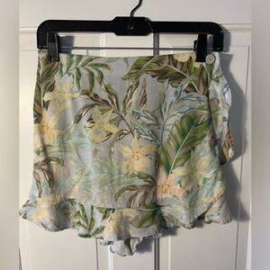 Mumu summer skort in floral print